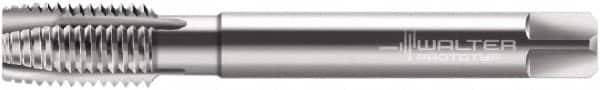 Walter-Prototyp - 7/8-9 BSW, 4 Flute, Bright Finish, Cobalt Spiral Point Tap - Plug Chamfer, Right Hand Thread, 140mm OAL, 30mm Thread Length, 18mm Shank Diam, Series P28360 - Exact Tooling