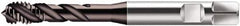 Walter-Prototyp - 1/8-28" BSPP, 3 Flutes, Modified Bottoming Chamfer, Hardlube Coated, Cobalt British Standard Pipe Tap - 0.3937" Shank Diam, 0.315" Square Size, Series S2456302 - Exact Tooling