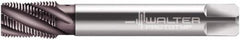 Walter-Prototyp - 1/2-14 NPT, 30° Helix, 5 Flutes, Modified Bottoming Chamfer, Hardlube Finish, Cobalt, Spiral Flute Pipe Tap - Right Hand Flute, 0.7087" Shank Diam, 1.0236" Thread Length, 0.5709" Square Size, Series 2556702 - Exact Tooling
