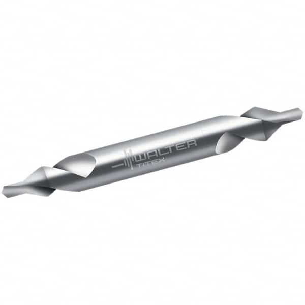 Walter-Titex - #7 Plain Cut 60° Incl Angle High Speed Steel Combo Drill & Countersink - Exact Tooling