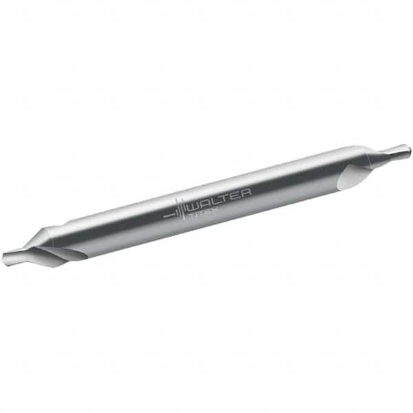 Walter-Titex - Metric Plain Cut 60° Incl Angle High Speed Steel Combo Drill & Countersink - Exact Tooling