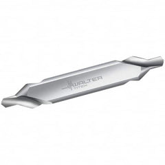 Walter-Titex - Metric Plain Cut 60° Incl Angle High Speed Steel Combo Drill & Countersink - Exact Tooling