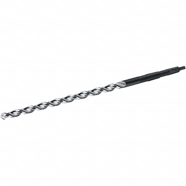 Walter-Titex - 17mm, 2MT 130° Point High Speed Steel Taper Shank Drill Bit - Exact Tooling