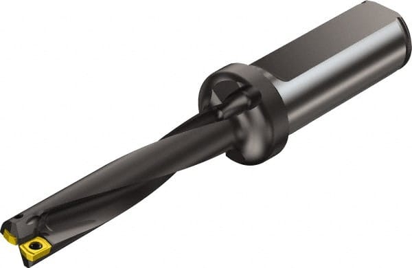 Sandvik Coromant - 98mm Max Drill Depth, 5xD, 19mm Diam, Indexable Insert Drill - 2 Inserts, 25mm Shank Diam, Flange Shank - Exact Tooling