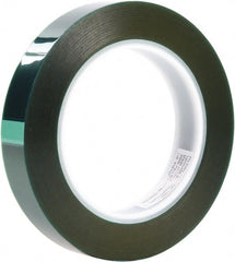 3M - 3/4" Wide x 72 Yd Long Green Polyester Film Masking Tape - Series 8992, 3.2 mil Thick - Exact Tooling