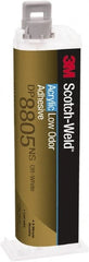 3M - 45 mL Cartridge Two Part Acrylic Adhesive - 5 min Working Time, Series DP8805NS - Exact Tooling