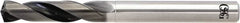 OSG - 5.15mm 140° Spiral Flute Solid Carbide Screw Machine Drill Bit - WXL Finish, Right Hand Cut, 26mm Flute Length, 82mm OAL, Straight Shank, Through Coolant - Exact Tooling