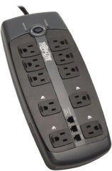 Tripp-Lite - 10 Outlets, 120 VAC15 Amps, 8' Cord, Power Outlet Strip - Floor, Keyhole Mount, 5-15 NEMA Configuration, 1.8" Strip - Exact Tooling