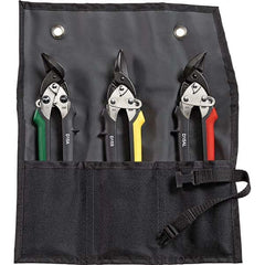 Bessey - Snip & Shear Sets; Type: Aviation Snip Set ; Pattern: Left; Right; Straight ; Number of Pieces: 3 ; Handle Color: Red, Green, Yellow - Exact Tooling