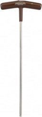 Paramount - 1/4" Hex, T-Handle Cushion Grip, Ball End Hex Key - 10-51/64" OAL, Protanium High Torque Steel, Inch System of Measurement - Exact Tooling