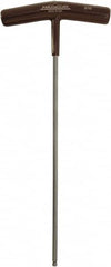 Paramount - 3/16" Hex, T-Handle Cushion Grip, Ball End Hex Key - 9-51/64" OAL, Protanium High Torque Steel, Inch System of Measurement - Exact Tooling