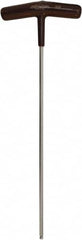 Paramount - 5/32" Hex, T-Handle Cushion Grip, Ball End Hex Key - 9-7/64" OAL, Protanium High Torque Steel, Inch System of Measurement - Exact Tooling