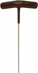 Paramount - 3/32" Hex, T-Handle Cushion Grip, Hex Key - 6-7/64" OAL, Protanium High Torque Steel, Inch System of Measurement - Exact Tooling