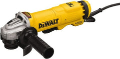 DeWALT - 4-1/2" Wheel Diam, 11,000 RPM, Corded Angle & Disc Grinder - 5/8-11 Spindle, 11 Amps - Exact Tooling