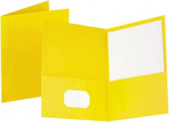 OXFORD - 8-1/2" Long x 11" Wide Pocket - Yellow - Exact Tooling