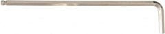 Wiha - 5/16" Hex, Long Arm, Ball End Hex Key - 208mm OAL, Inch System of Measurement - Exact Tooling
