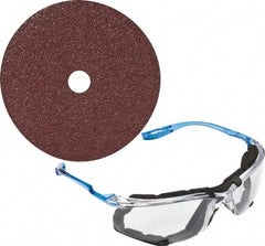 3M - 7" Diam 7/8" Hole 36+ Grit Fiber Disc - Very Coarse Grade, Ceramic, 8,600 Max RPM, Series 982C - Exact Tooling