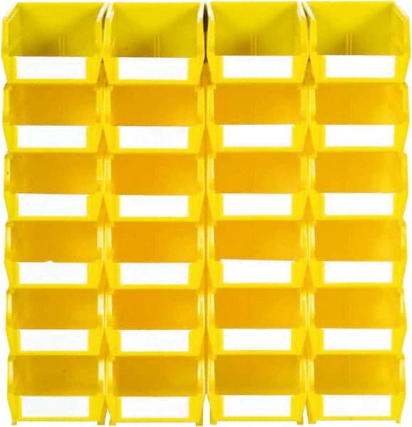 Triton - 12 Lb. Load Capacity, 5-3/8" Deep, Multi-Colored Polypropylene Bin System - 3" High x 4-1/8" Wide x 5-3/8" Long - Exact Tooling