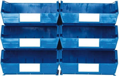 Triton - 55 Lb. Load Capacity, 10-7/8" Deep, Multi-Colored Polypropylene Bin System - 5" High x 11" Wide x 10-7/8" Long - Exact Tooling