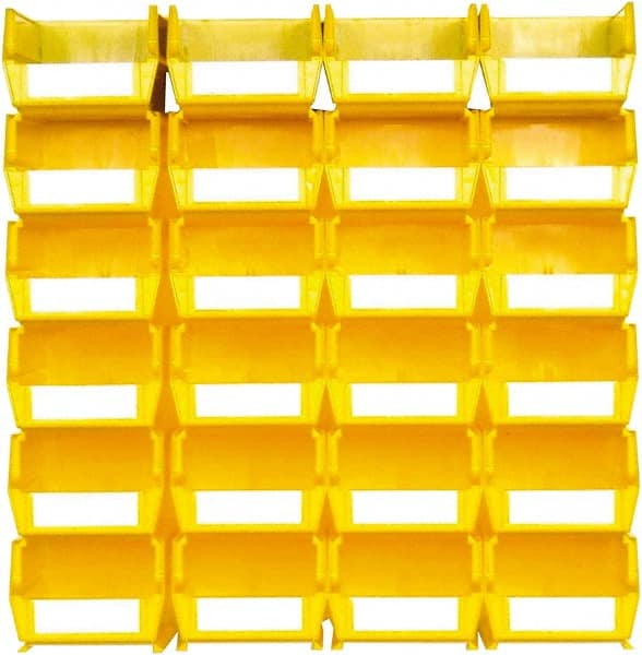 Triton - 12 Lb. Load Capacity, 7-3/8" Deep, Multi-Colored Polypropylene Bin System - 3" High x 4-1/8" Wide x 7-3/8" Long - Exact Tooling