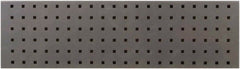 Triton - 31-1/2" Wide x 9" High Peg Board Strip - 1 Panel, Steel with Epoxy Coating, Silver - Exact Tooling