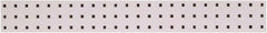 Triton - 36" Wide x 4-1/2" High Peg Board Strip - 1 Panel, Steel with Epoxy Coating, White - Exact Tooling