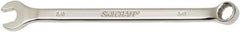 Ability One - 3/8" 12 Point Combination Wrench - 15° Offset Angle, Steel, Chrome Finish - Exact Tooling