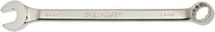 Ability One - 13/16" 12 Point Combination Wrench - 15° Offset Angle, Steel, Chrome Finish - Exact Tooling