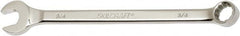 Ability One - 3/4" 12 Point Combination Wrench - 15° Offset Angle, Steel, Chrome Finish - Exact Tooling