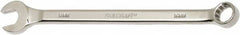 Ability One - 16mm 12 Point Combination Wrench - 15° Offset Angle, Steel, Chrome Finish - Exact Tooling