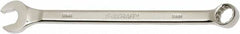 Ability One - 15mm 12 Point Combination Wrench - 15° Offset Angle, Steel, Chrome Finish - Exact Tooling
