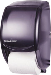 PRO-SOURCE - Standard Double Roll Plastic Toilet Tissue Dispenser - 7-3/4" Wide x 7-1/2" High x 13" Deep, Black - Exact Tooling