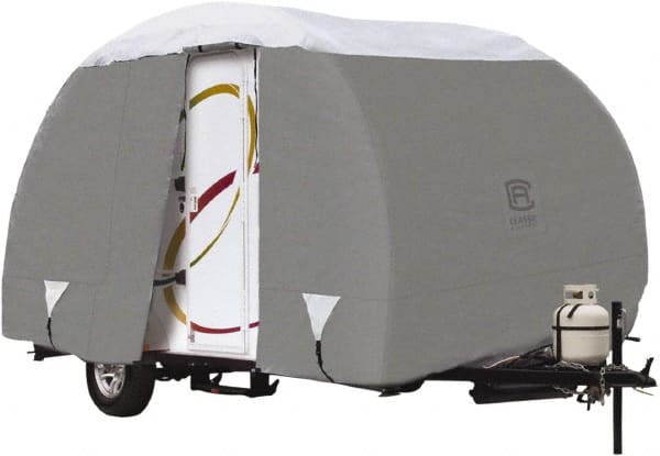 Classic Accessories - Polypropylene RV Protective Cover - 16' 6" Long, Gray and White - Exact Tooling