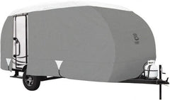 Classic Accessories - Polypropylene RV Protective Cover - 20' Long, Gray and White - Exact Tooling