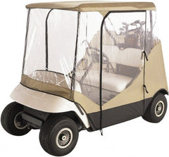 Classic Accessories - Polyester Golf Cart Protective Cover - 83 x 40", Tan - Exact Tooling