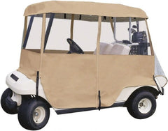 Classic Accessories - Polyester Golf Cart Protective Cover - 66 x 53", Sand - Exact Tooling