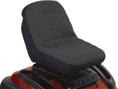 Classic Accessories - Polyester Tractor Seat Protective Cover - 14-1/2 x 19 x 12", Black and Gray - Exact Tooling