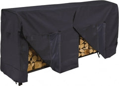 Classic Accessories - Polyester Log Rack Protective Cover - 96 x 24 x 42", Black - Exact Tooling