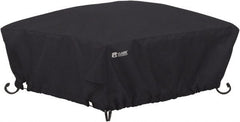 Classic Accessories - Polyester Fire Pit Protective Cover - 36 x 36 x 12", Black - Exact Tooling