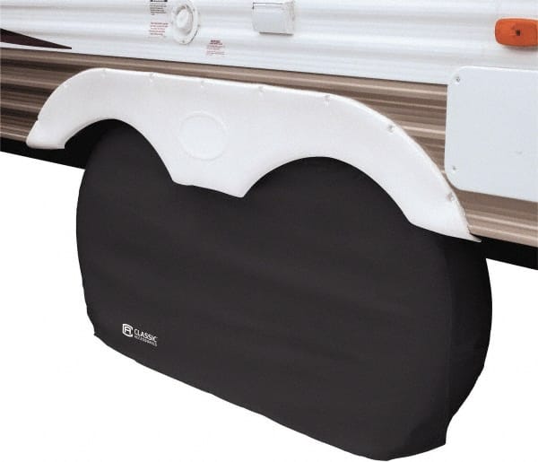 Classic Accessories - Polyvinyl Chloride RV Protective Cover - 27 to 30" Diam 8" Wide, Black - Exact Tooling