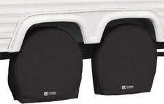 Classic Accessories - Polyvinyl Chloride RV Protective Cover - 40 to 42" Diam x 9-1/4" Wide, Black - Exact Tooling