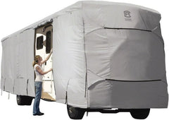 Classic Accessories - Polyester RV Protective Cover - 37 to 40' Long x 140" High, Gray - Exact Tooling