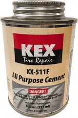 KEX Tire Repair - 8 oz. Can Cement - For Tires & Wheels - Exact Tooling