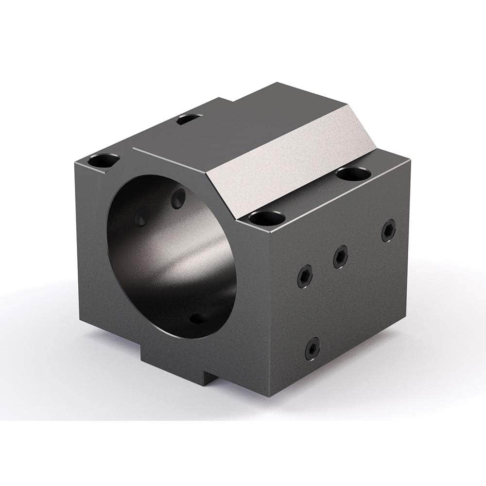 Global CNC Industries - Turret & VDI Tool Holders; Type: Mazak ID Block ; Clamping System: 94mm X 60mm ; Tool Axis: ID ; Through Coolant: No ; Additional Information: 4 Mounting Holes - Exact Tooling