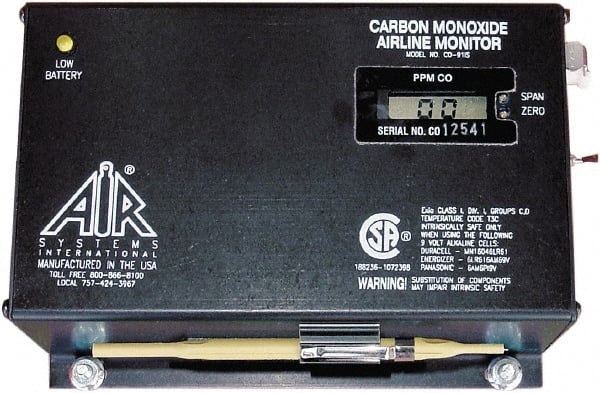 AIR Systems - SCBA/EEBA CO Monitor - Use with Breather Box - Exact Tooling