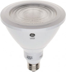 GE Lighting - 18 Watt LED Flood/Spot Medium Screw Lamp - 3,000°K Color Temp, 1,550 Lumens, 120 Volts, Dimmable, PAR38, 25,000 hr Avg Life - Exact Tooling