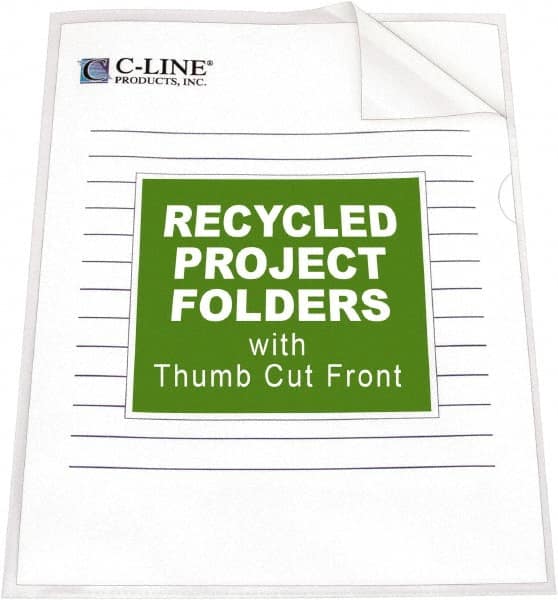 C-LINE - 8-1/2 x 11", Letter Size, Clear, Project Folder - Exact Tooling