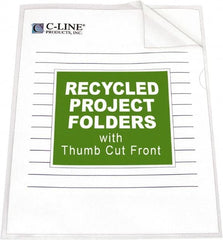 C-LINE - 8-1/2 x 11", Letter Size, Clear, Project Folder - Exact Tooling
