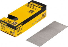 DeWALT - 18 Gauge 1-3/4" Long Brad Nails for Power Nailers - Steel, Bright Finish, Smooth Shank, Straight Stick Collation, Brad Head, Chisel Point - Exact Tooling