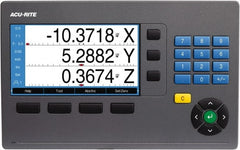 Acu-Rite - 3 Axes, Milling, Lathe & Grinding Compatible DRO Counter - Color TFT Display - Exact Tooling